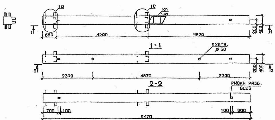 Колонна 3КБ 42.95-5 Серия 1.020.1-2с/89