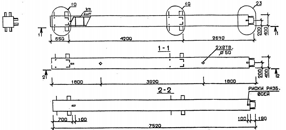 Колонна 3КВ 42.75-1-с Серия 1.020.1-2с/89